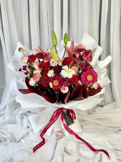 Burgundy Fleur