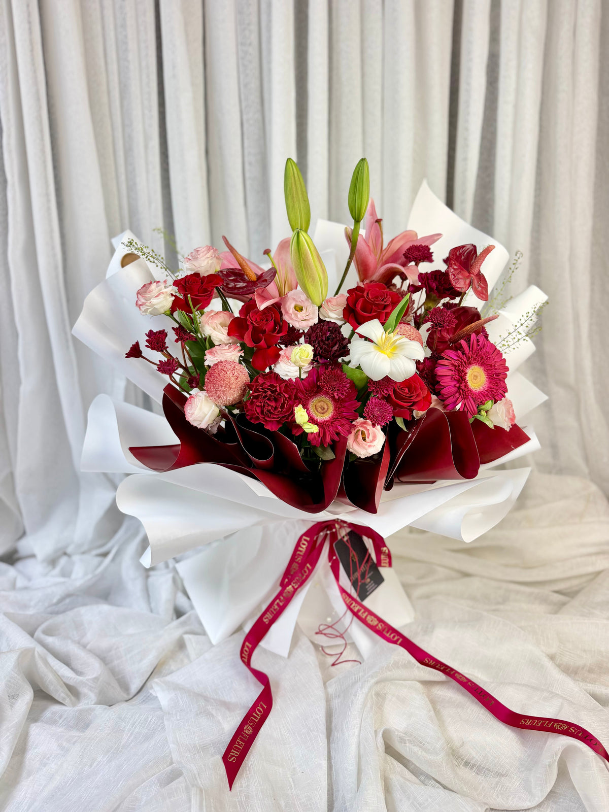Burgundy Fleur