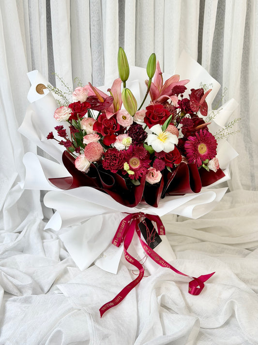 Burgundy Fleur