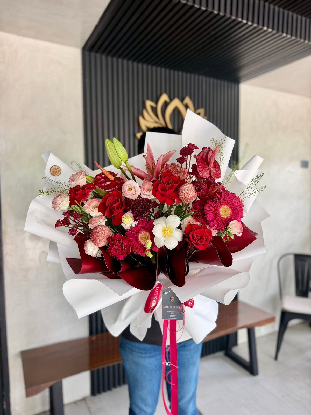 Burgundy Fleur