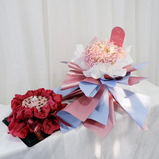 Cotton Candy - Bouquet Cake Bundle