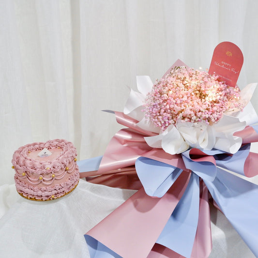 Cotton Candy - Heart Cake Bundle