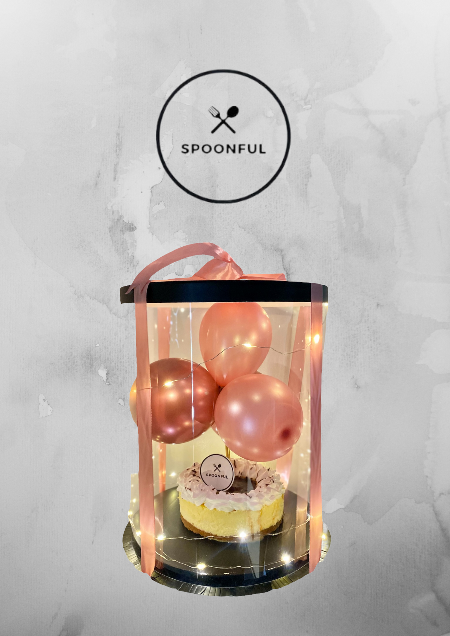 Signature Cake with Balloons