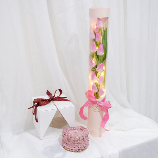 Pink Skies - Heart Cake Bundle